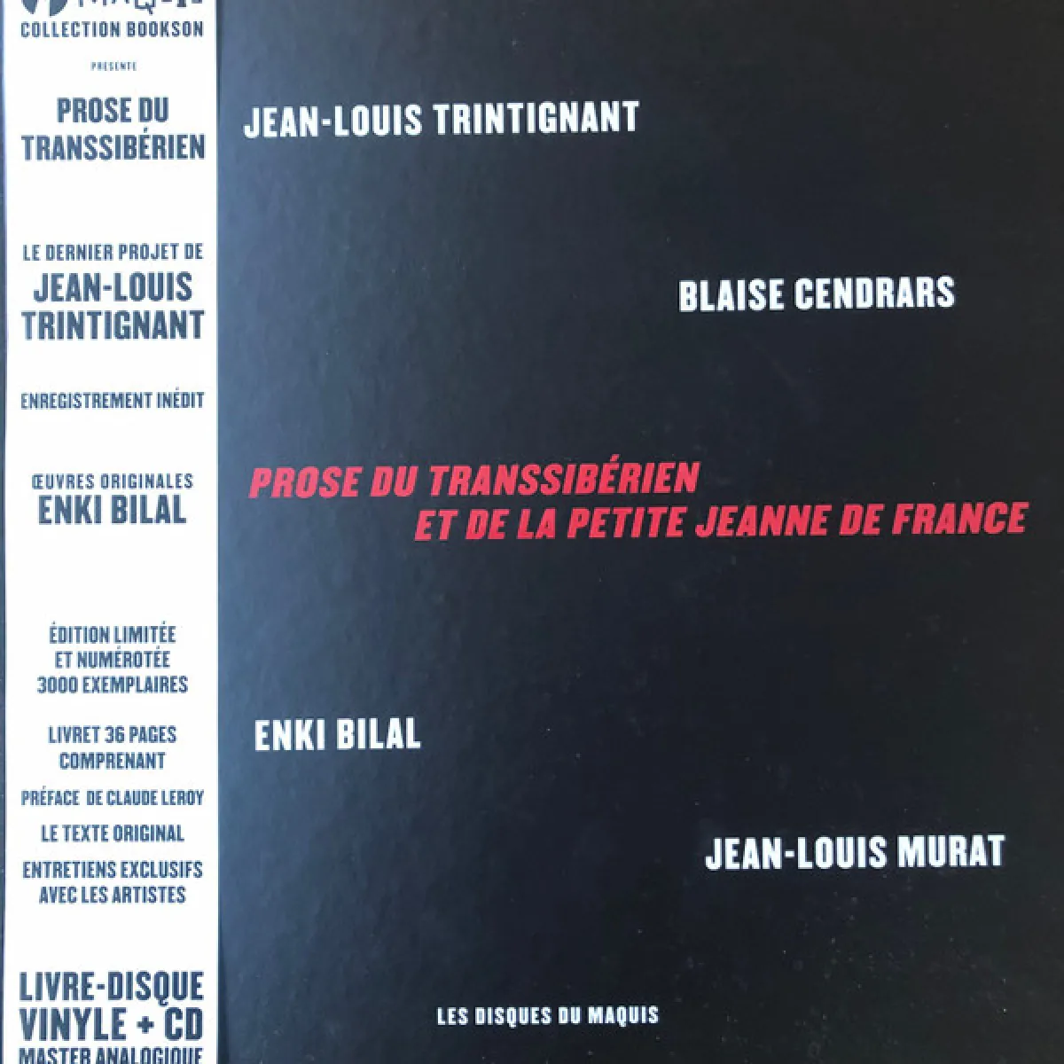 Jean-Louis Trintignant - Prose Du Transsibérien Et De La Petite Jeanne De France