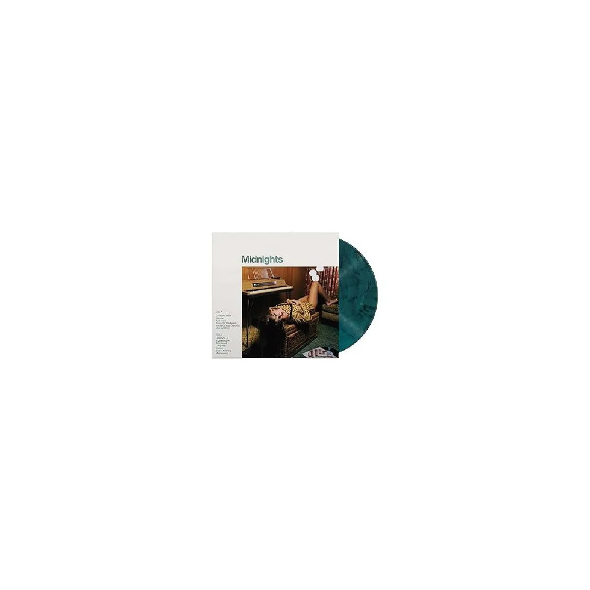 Taylor Swift Midnights - Vinyle 33T Vert Marbré - Édition Limitée